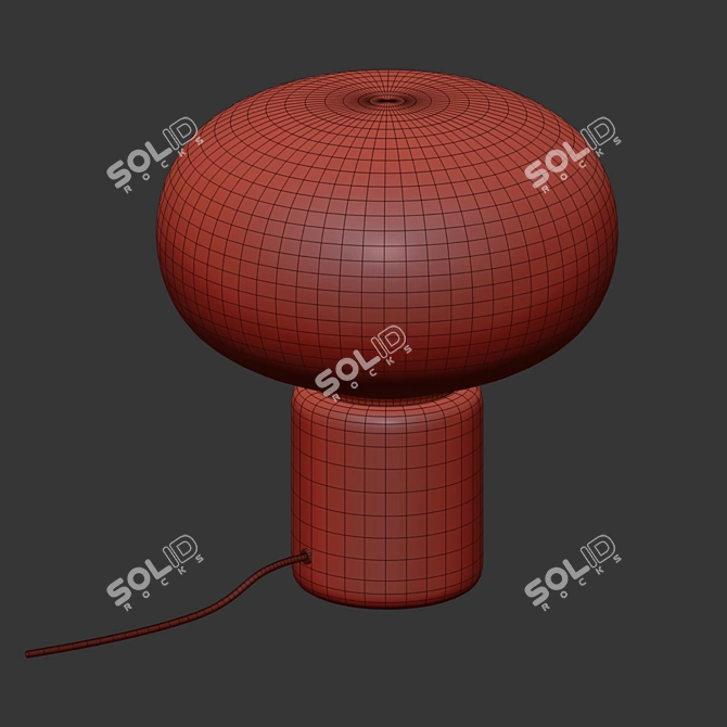 Sleek Vieno Table Lamp 3D model image 3