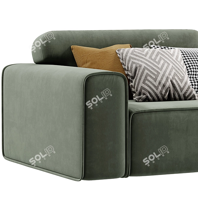 Modern Viena Sofa 2017 Edition 3D model image 5