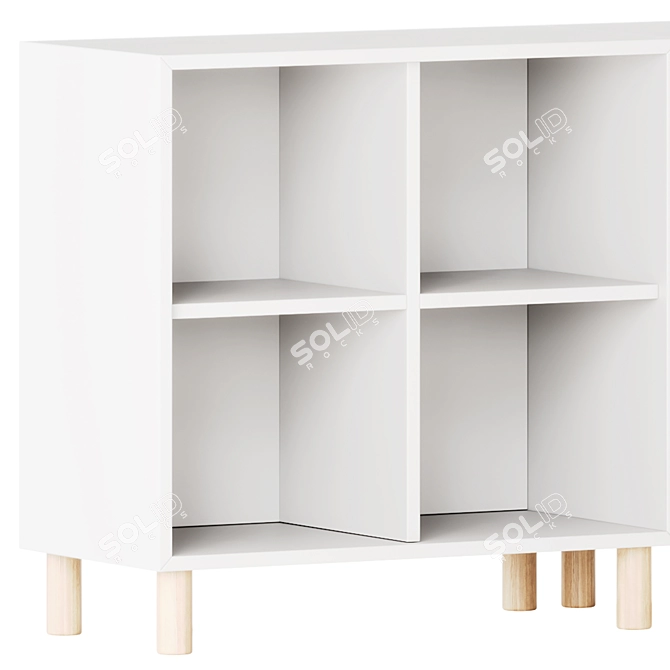 Ikea Eket Cabinet with Legs 3D model image 2