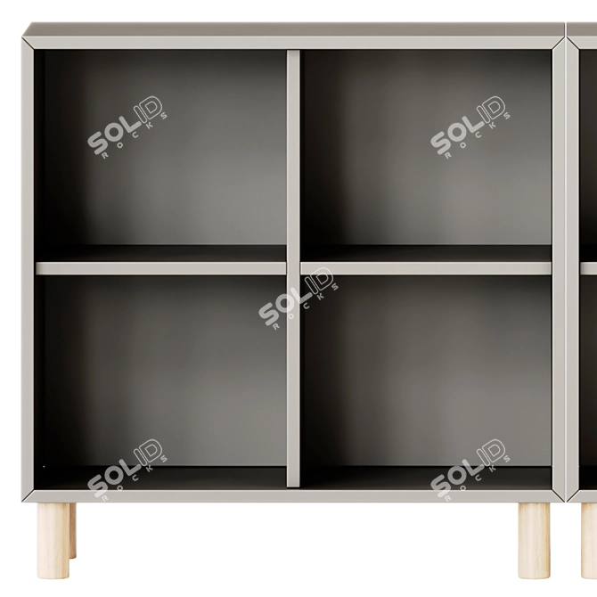 Ikea Eket Cabinet with Legs 3D model image 3
