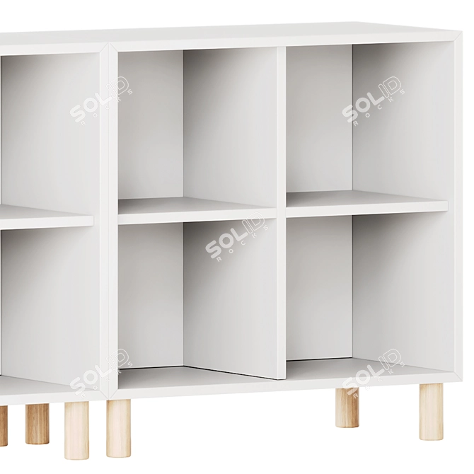 Ikea Eket Cabinet with Legs 3D model image 4