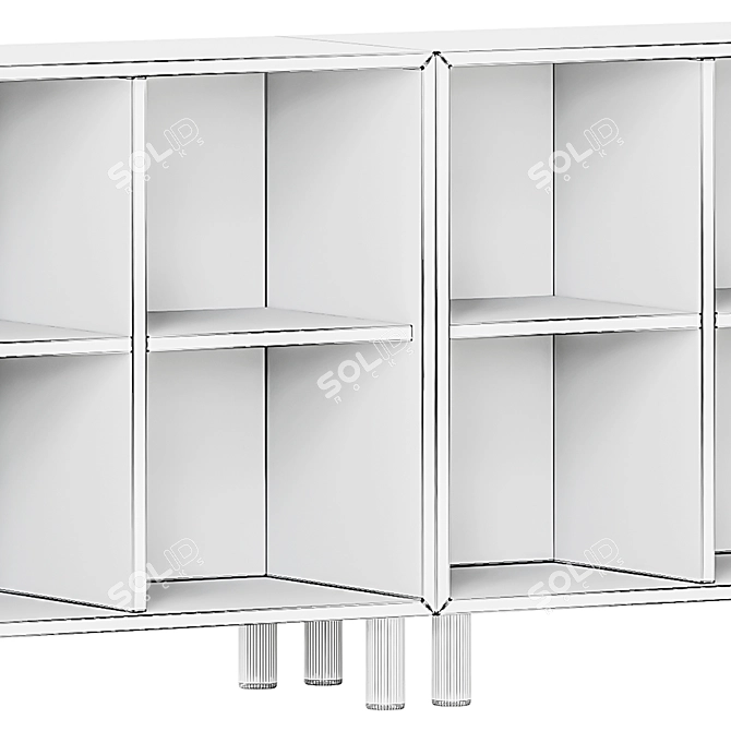 Ikea Eket Cabinet with Legs 3D model image 6