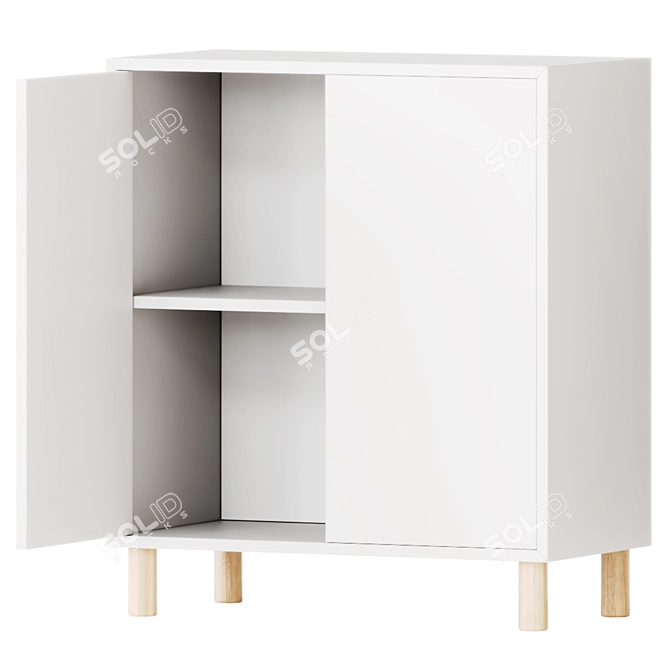 Ikea Eket Cabinet Legs 80cm 3D model image 3