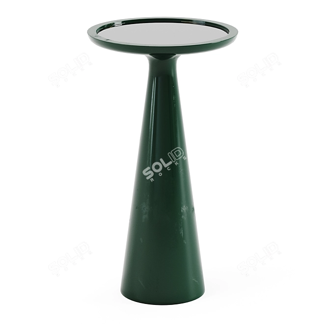 Modern Addie Pull-Up Table 3D model image 2