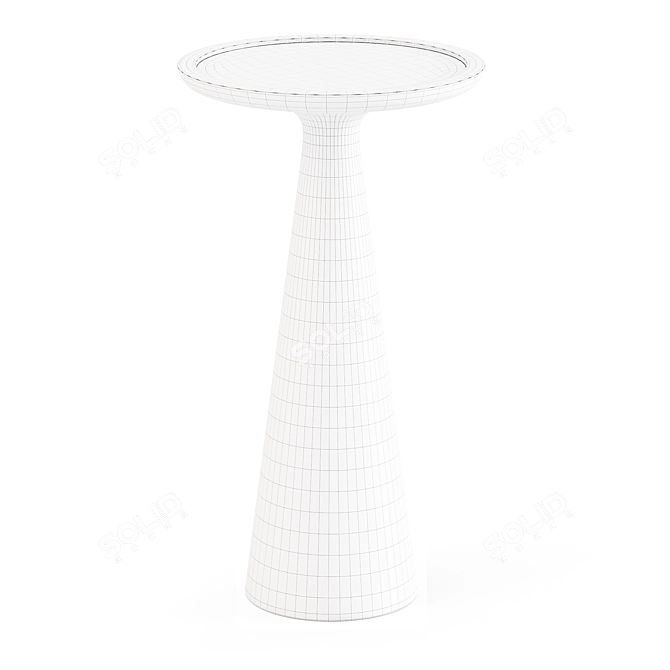 Modern Addie Pull-Up Table 3D model image 3