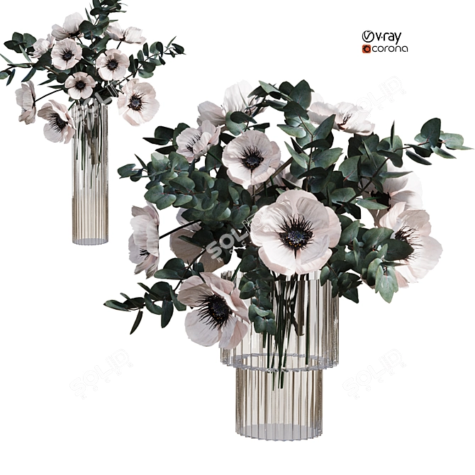 2015 Flower Model 3D Max 3D model image 1