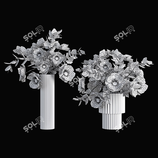 2015 Flower Model 3D Max 3D model image 7