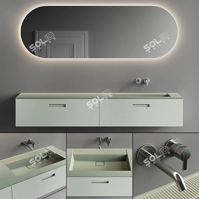 Inbani Ease Vanity Set 2023 3D model image 1