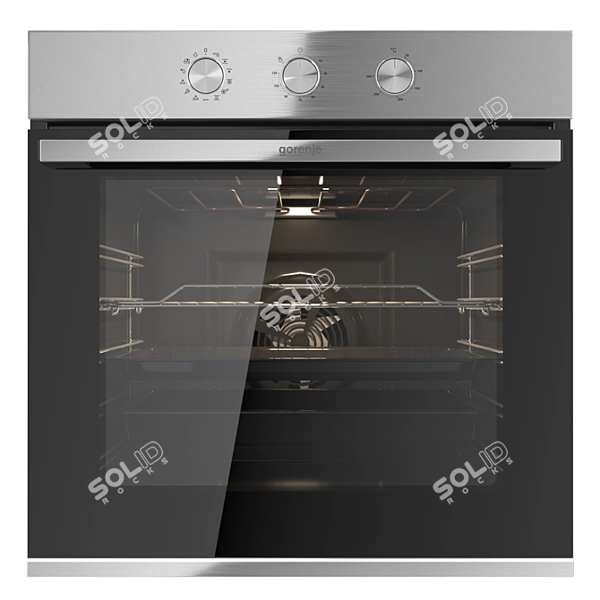 Gorenje Built-In Oven Model BO6727E03X 3D model image 2