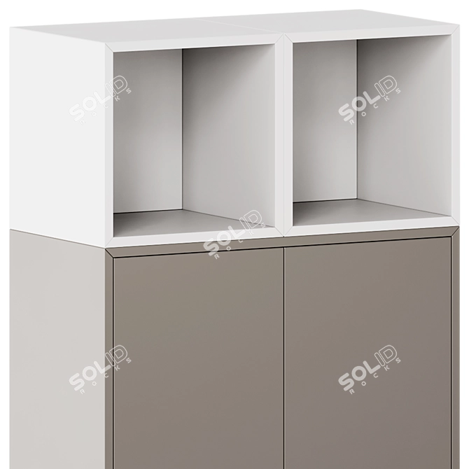 Ikea Eket Cabinet Combo 70cm 3D model image 5