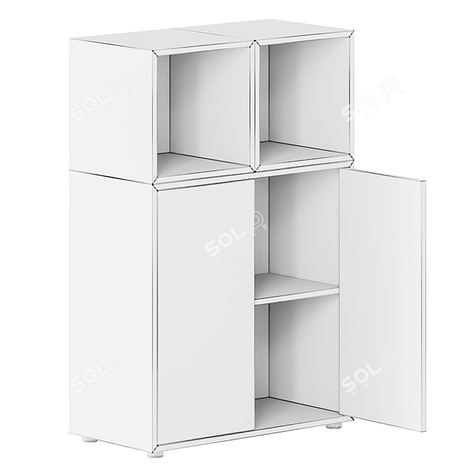 Ikea Eket Cabinet Combo 70cm 3D model image 6