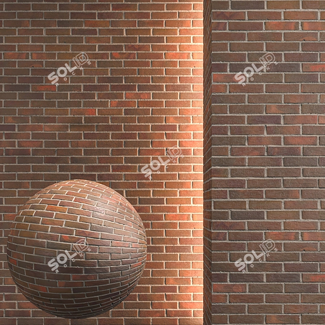 - Seamless Texture Bundle Brick-060 3D model image 1