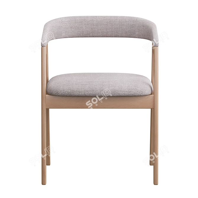 TREVOR Chairs in 3 Colors 3D model image 6