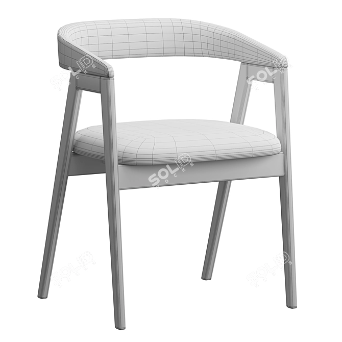 TREVOR Chairs in 3 Colors 3D model image 7