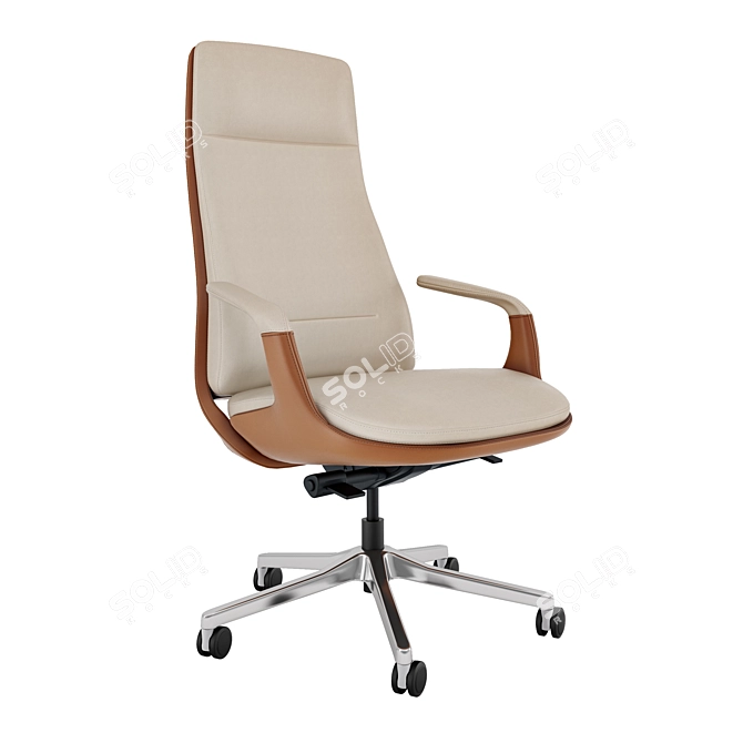 Luxury Executive Office Chair 3D model image 1