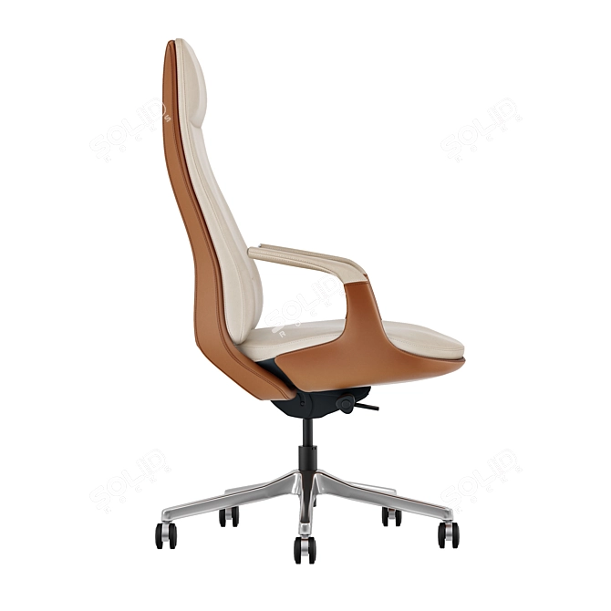 Luxury Executive Office Chair 3D model image 2