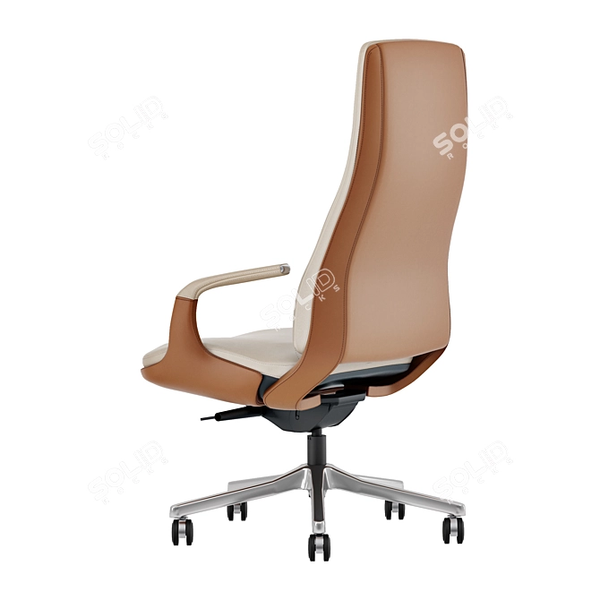 Luxury Executive Office Chair 3D model image 3