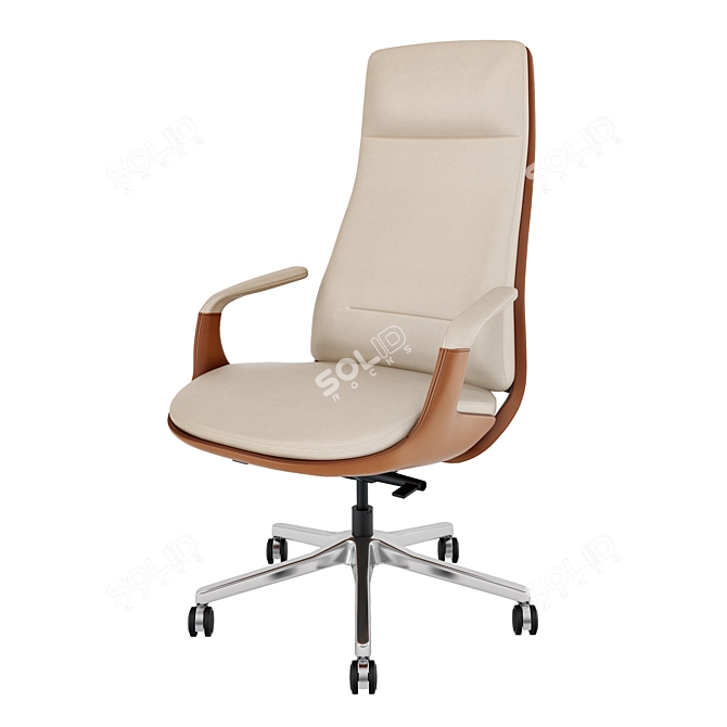 Luxury Executive Office Chair 3D model image 6