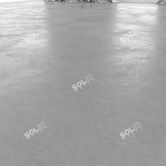 High-Quality Polished Concrete Materials 3D model image 6