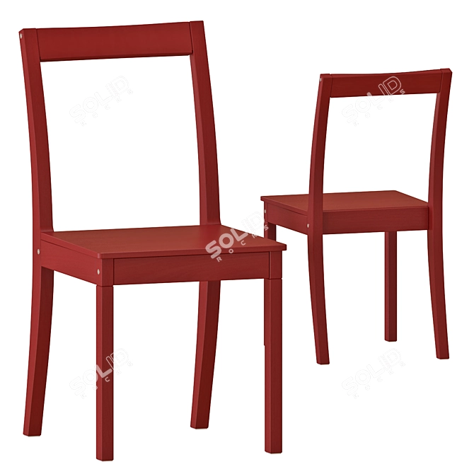 Contemporary Pinntorp Table and Chairs 3D model image 3