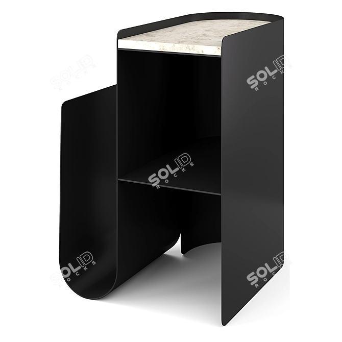 Modern Vault Side Table: Ferm Living 3D model image 3