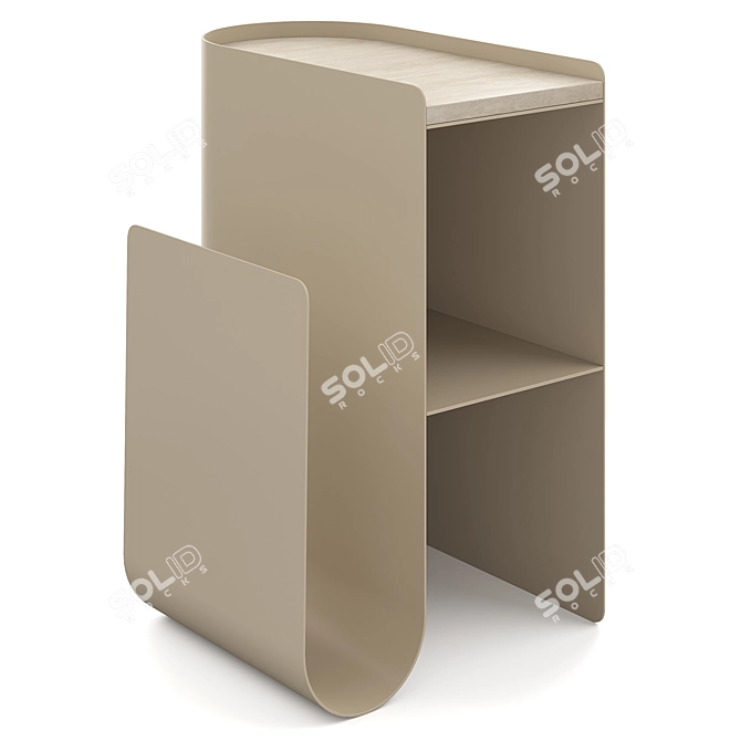 Modern Vault Side Table: Ferm Living 3D model image 5