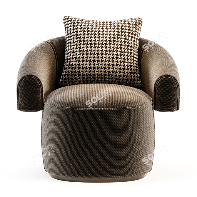 Modern RUFF Armchair by Moroso 3D model image 2