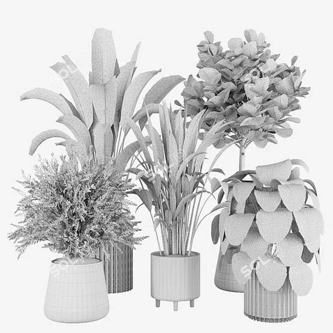 Vases Collection with Turbo Smooth 3D model image 5