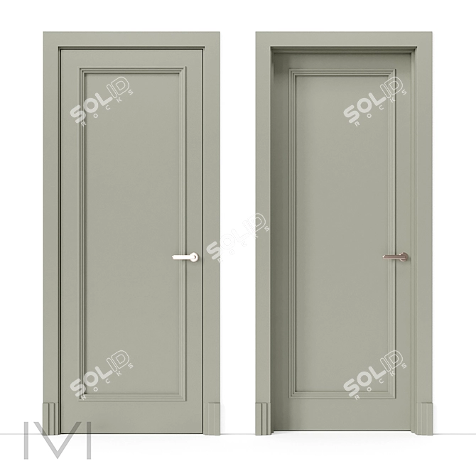 Berlin Interior Doors by VIVOMOBILI 3D model image 3