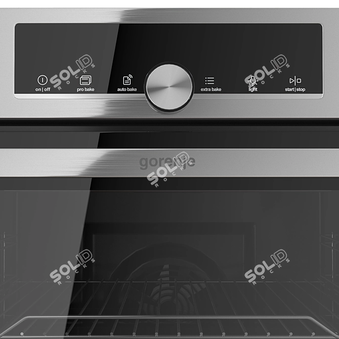 Title: Gorenje Built-In Oven BSA6747A04X 3D model image 4