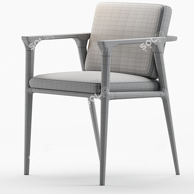 Modern Zio Chair 2017 Version 3D model image 7