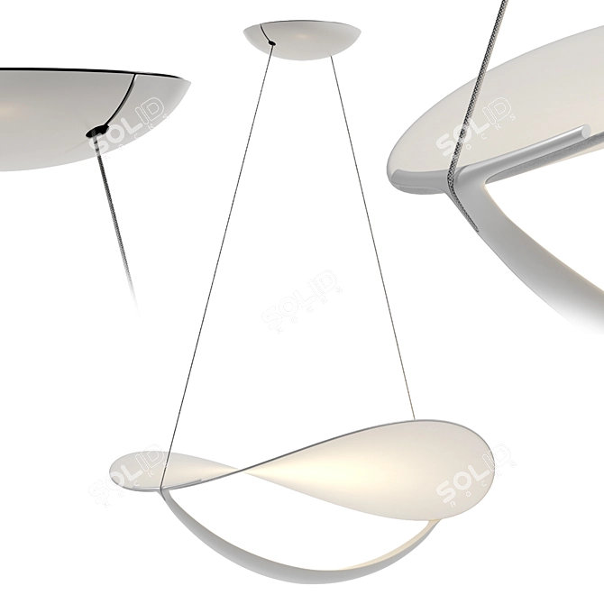 Foscarini Plena Pendant Light Fixture 3D model image 1