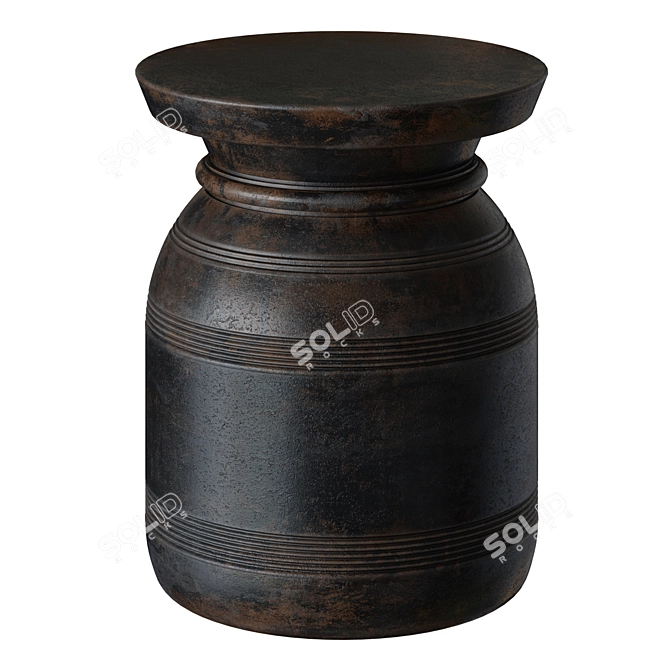 Elegant Big Sky Urn Table 3D model image 2