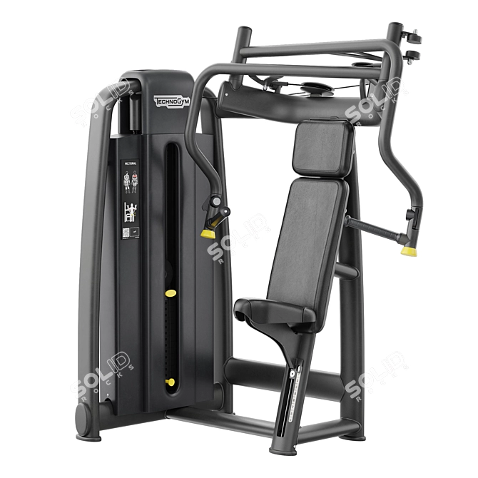 Technogym Selection 700 Chest Press 3D model image 1