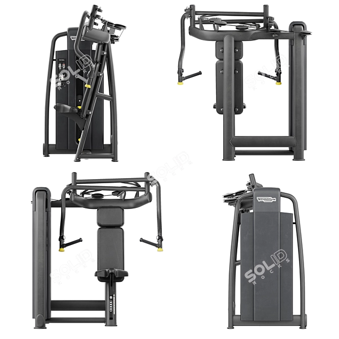 Technogym Selection 700 Chest Press 3D model image 3