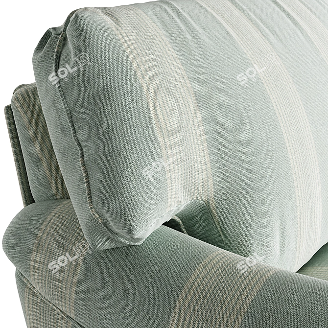 Luxury Brooke Club Chair 3D 3D model image 4