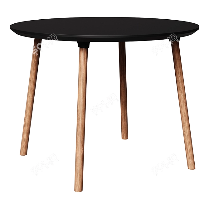 Modern Dining Table Collection 3D model image 1