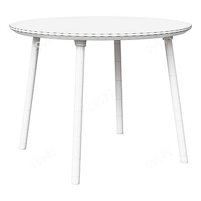 Modern Dining Table Collection 3D model image 2