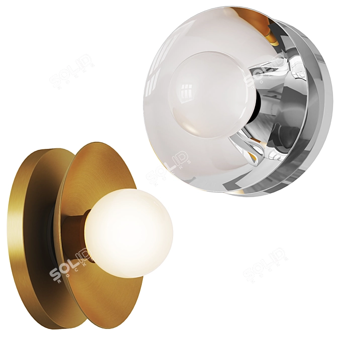 Modern Elegance Julien Sconce 3D model image 1