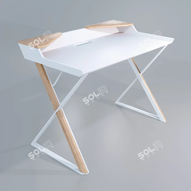 GRIN Modern Desk by Tohma 3D model image 3