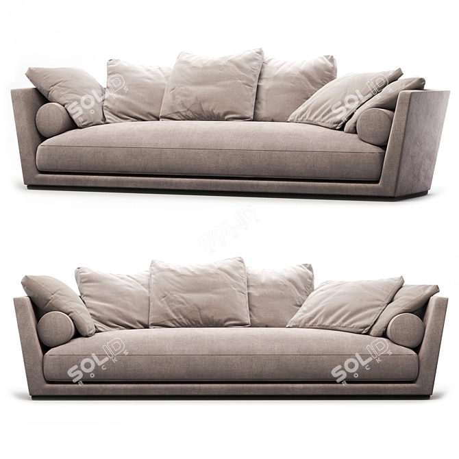 Modern Comfort Noonu Sofa Design 3D model image 4