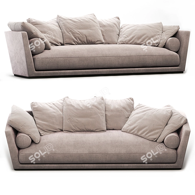 Modern Comfort Noonu Sofa Design 3D model image 5