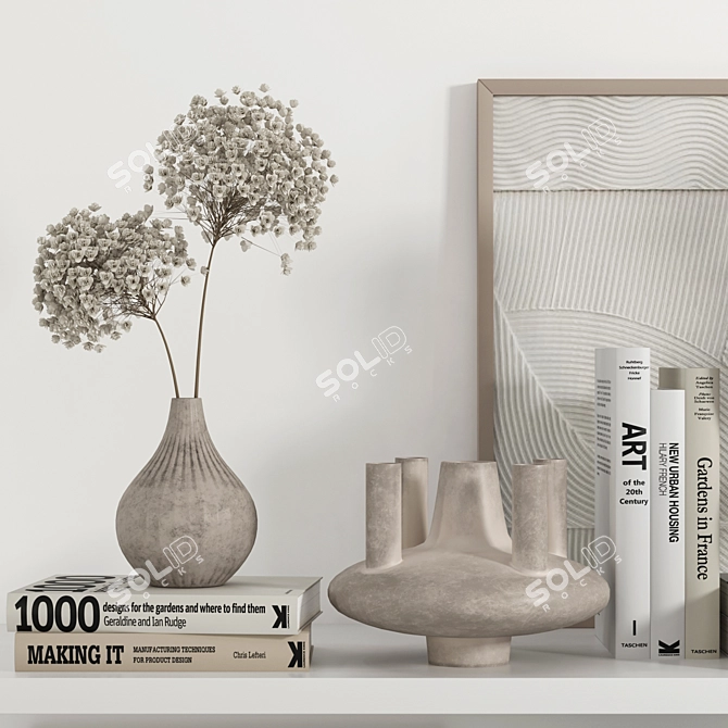 High-Quality Decor Set Vol057 3D model image 3