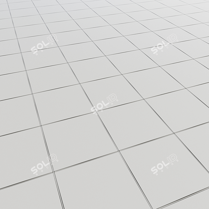 Antiqua Geometric Floor Tile Collection 3D model image 5