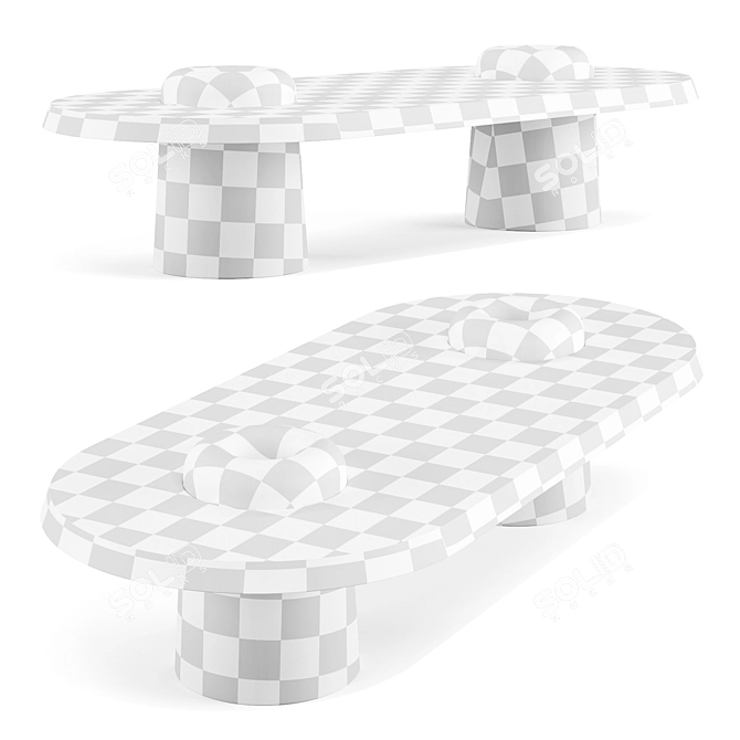 Emmanuelle Simon Baba Coffee Table 3D model image 2