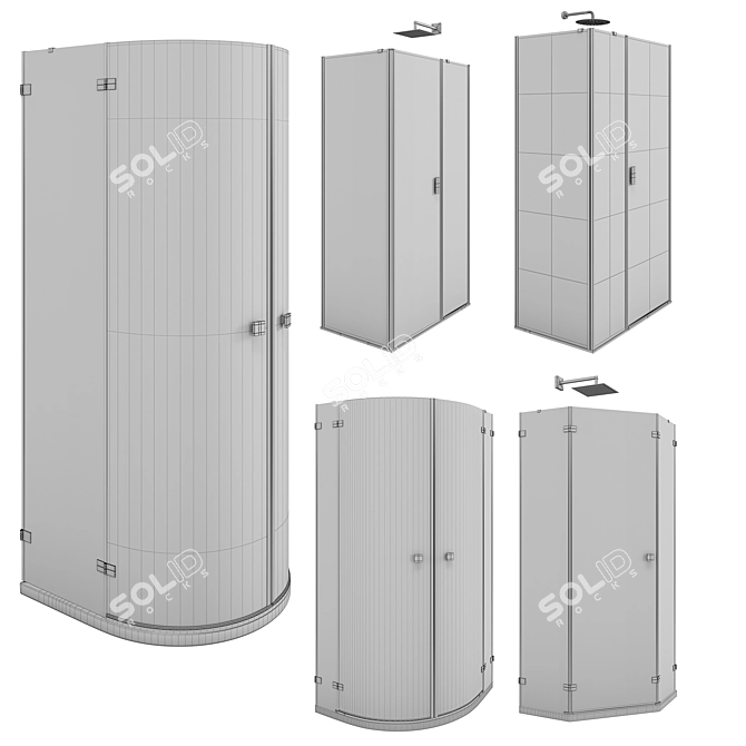 Radaway Shower Enclosures Collection 3D model image 2