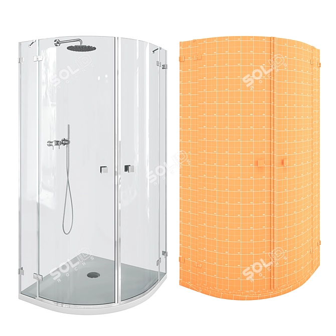 Radaway Shower Enclosures Collection 3D model image 3