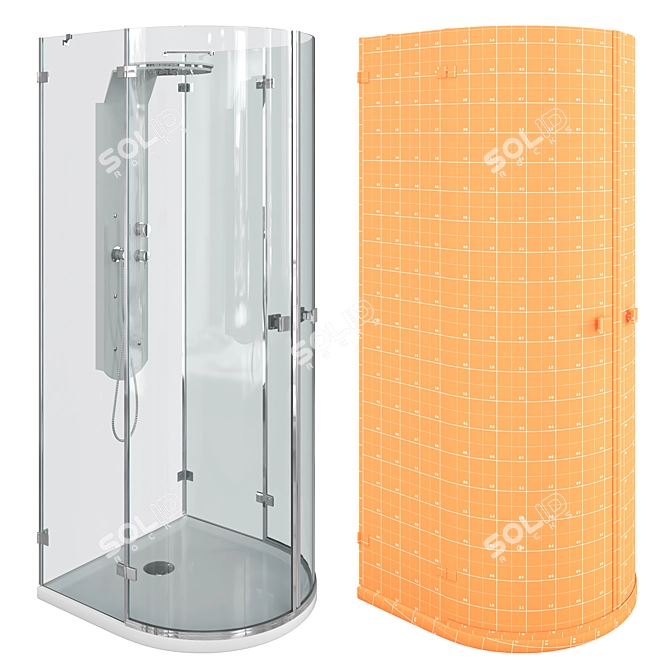 Radaway Shower Enclosures Collection 3D model image 4