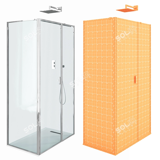 Radaway Shower Enclosures Collection 3D model image 5