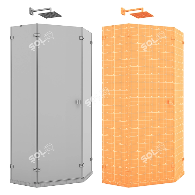 Radaway Shower Enclosures Collection 3D model image 6